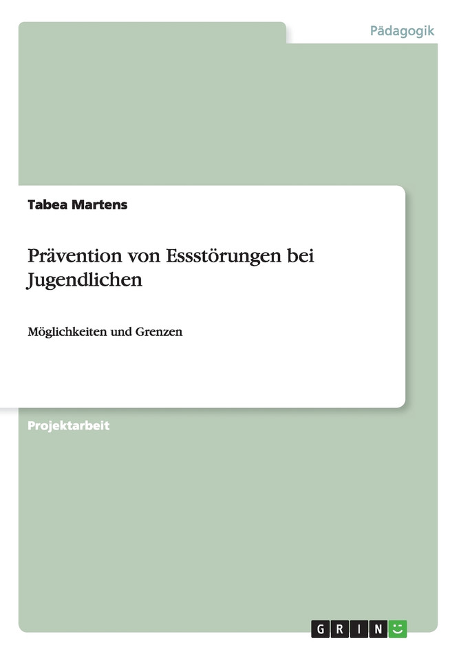 Prävention von Essstörungen bei Jugendlichen