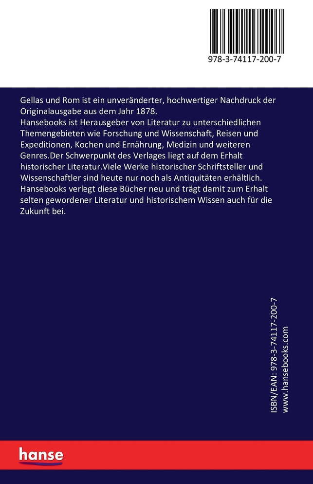 Gellas und Rom