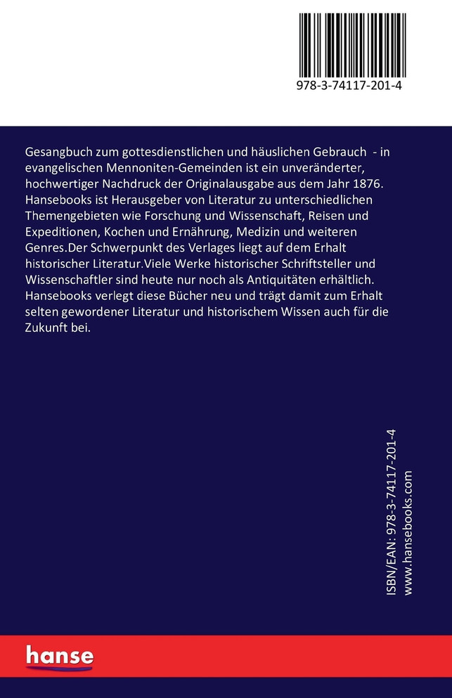 Gesangbuch zum gottesdienstlichen und häuslichen Gebrauch