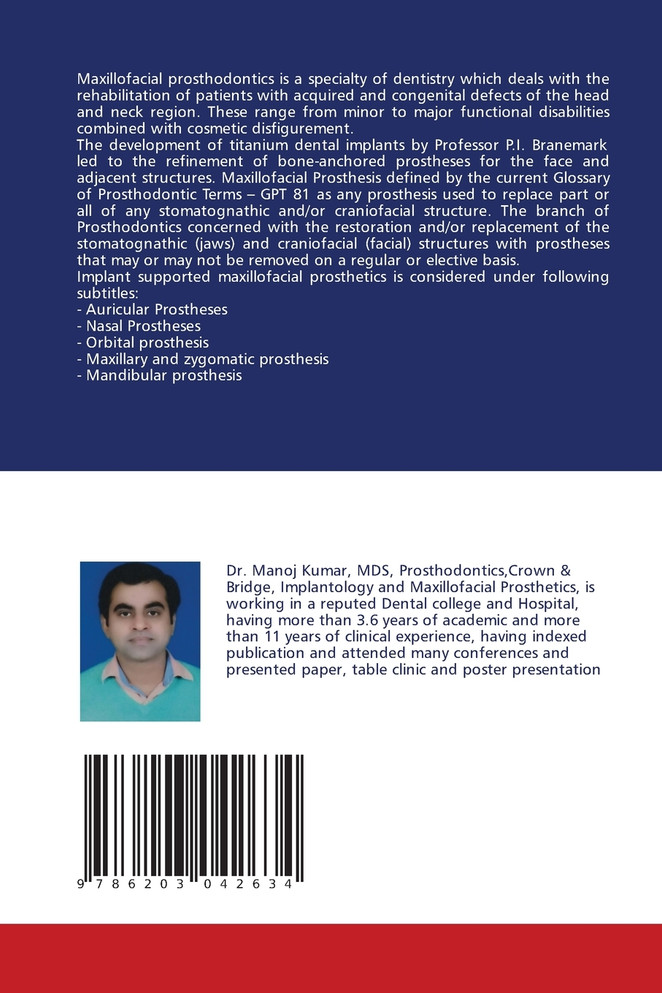 Implant Supported Maxillofacial Prosthetics