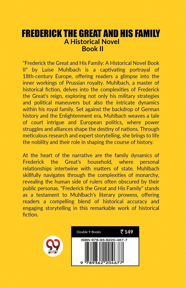 Frederick the Great and His Family A Historical Novel Book II