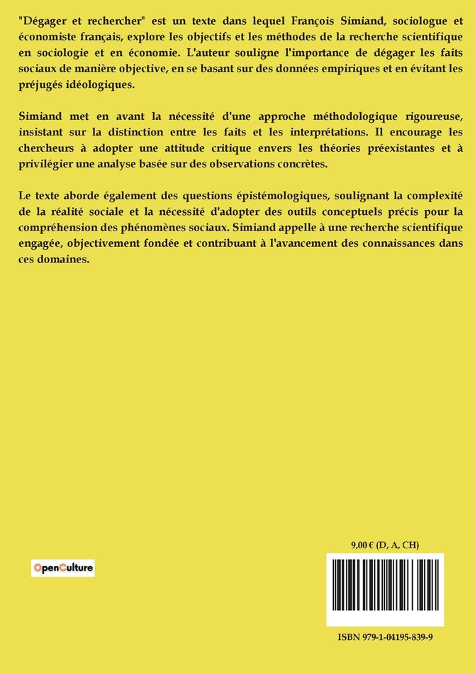 Ce que nous devons rechercher et dégager
