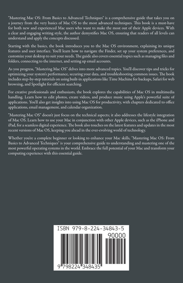 Mastering Mac OS