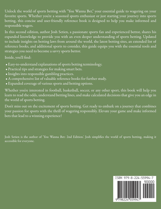 You Wanna Bet, Beginners Guide to Online 2nd Edition Sports Betting and Daily Fantasy Sports