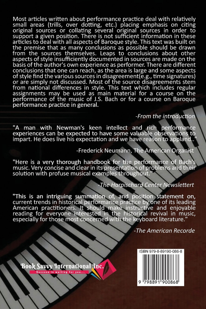 Bach and Baroque Performance