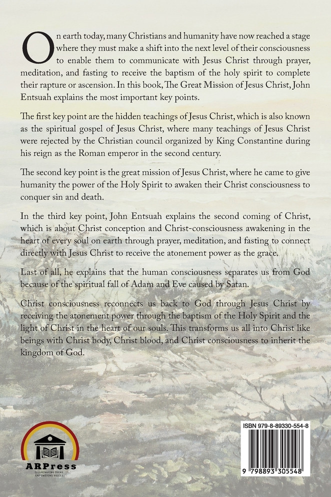 The Great Mission of Jesus Christ on Earth