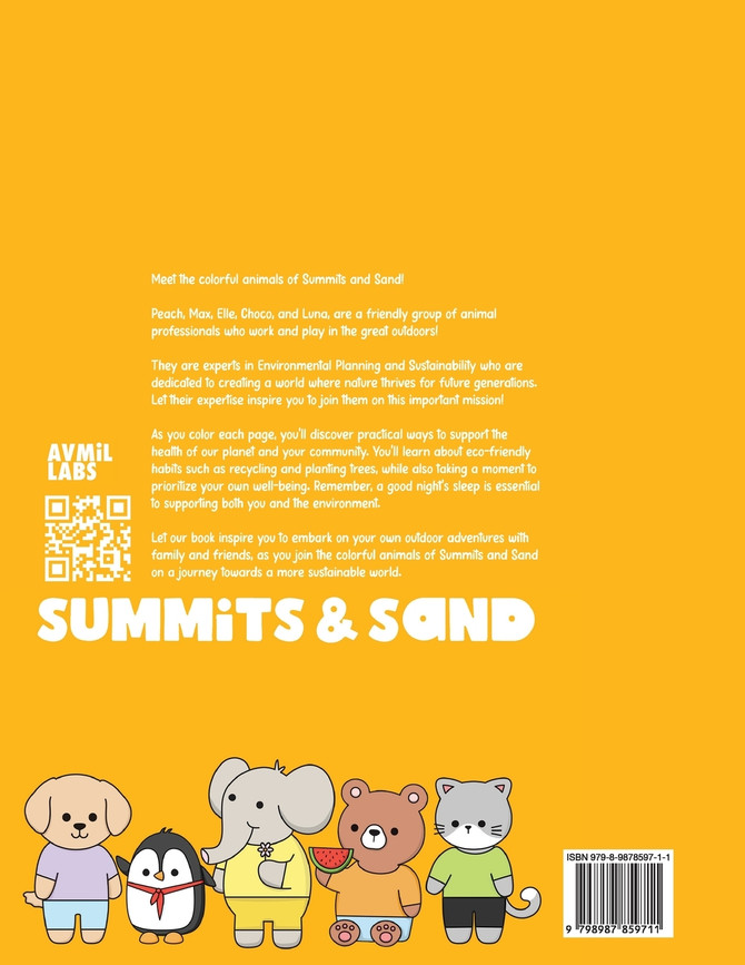 Summits & Sand Coloring Book