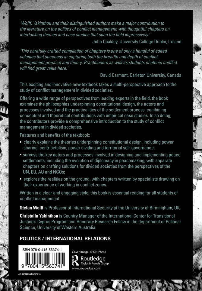 Conflict Management in Divided Societies