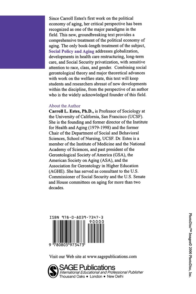 Social Policy and Aging