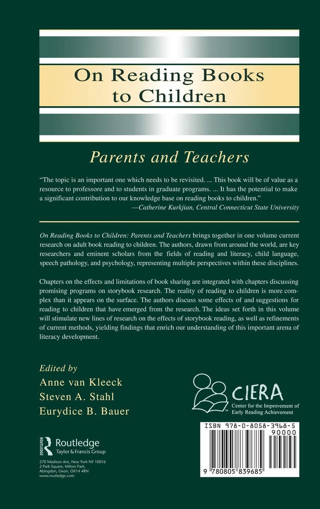 On Reading Books to Children