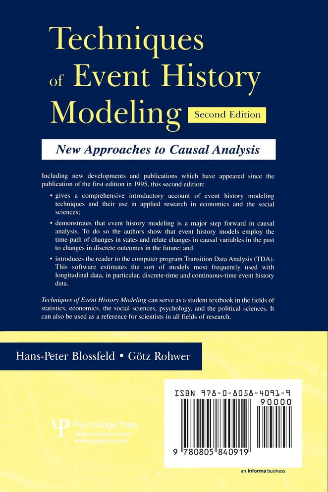 Techniques of Event History Modeling