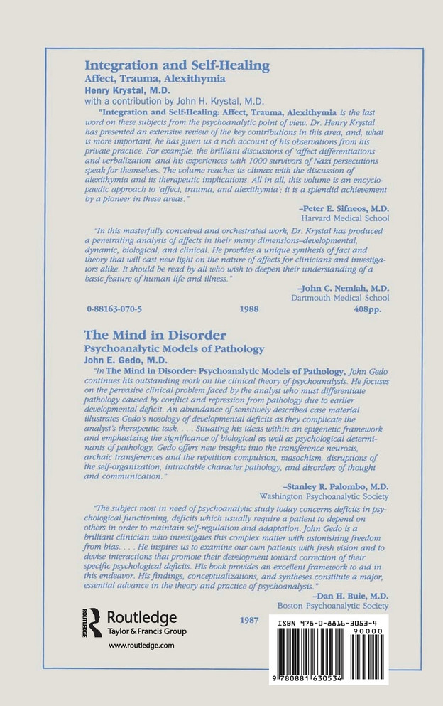 The Anatomy of Psychotherapy