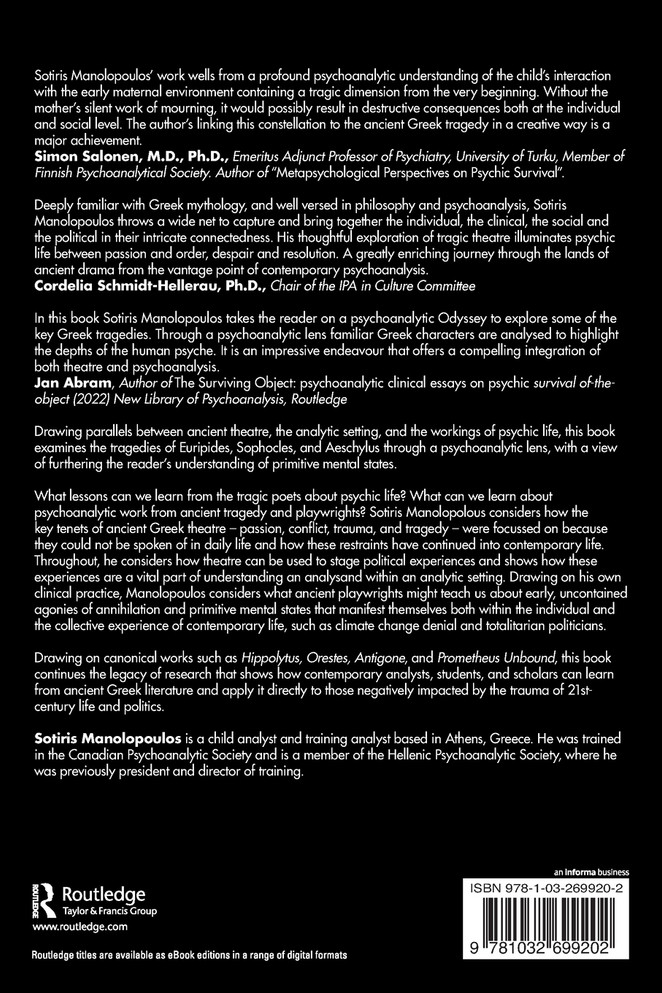 Understanding Human Life through Psychoanalysis and Ancient Greek Tragedy