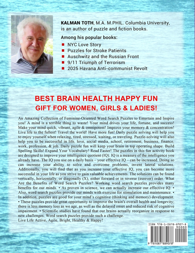 Senior Ladies Word Search