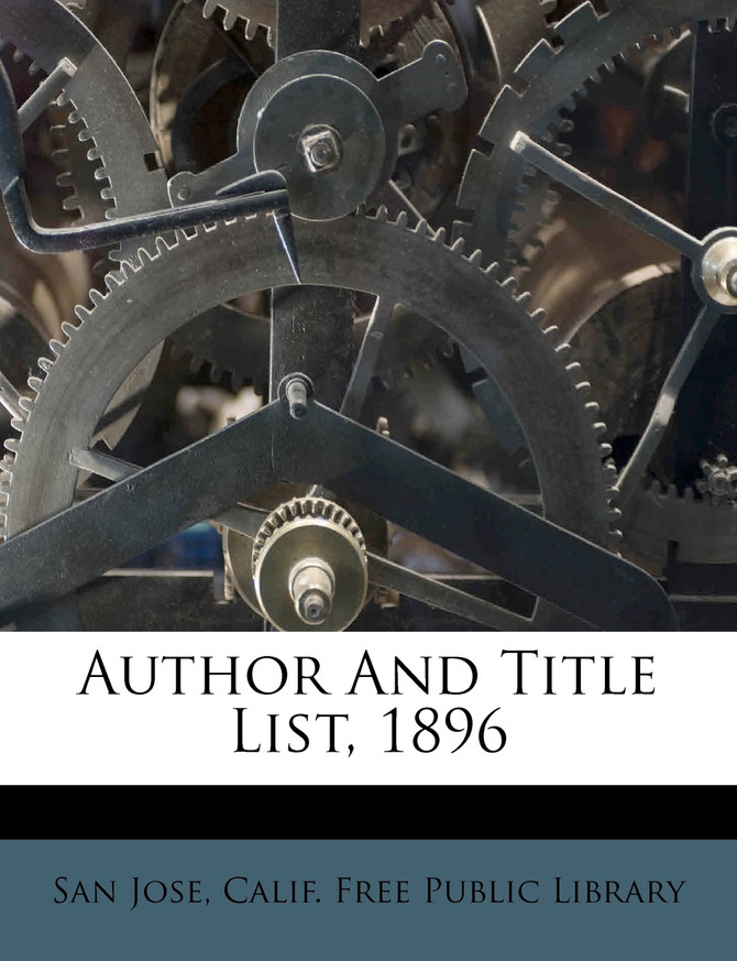Author And Title List, 1896