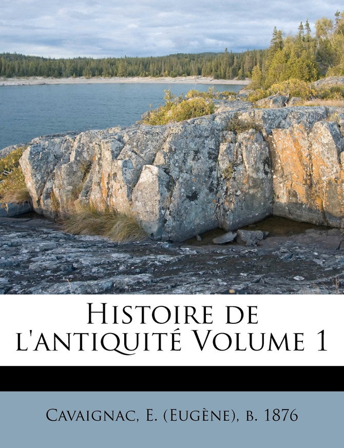 Histoire de l'antiquité Volume 1