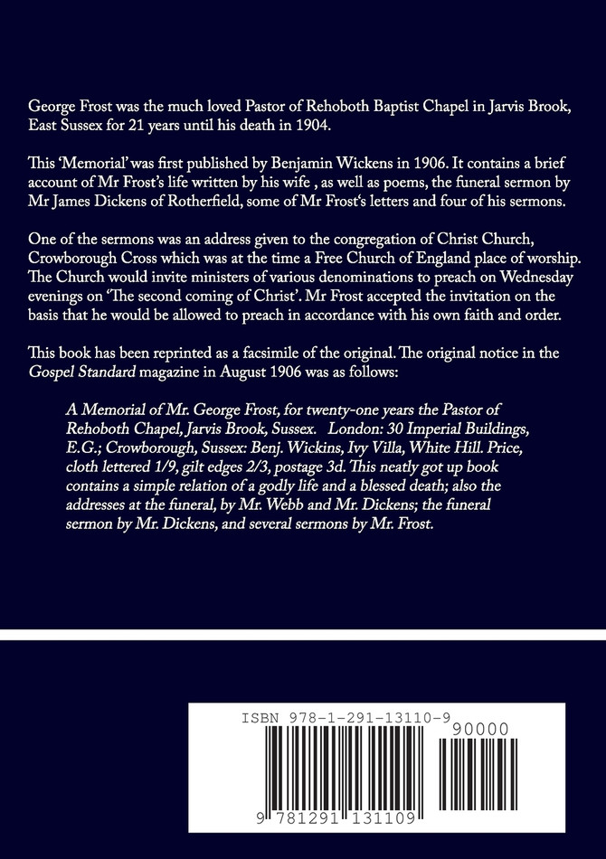 A Memorial of Mr George Frost