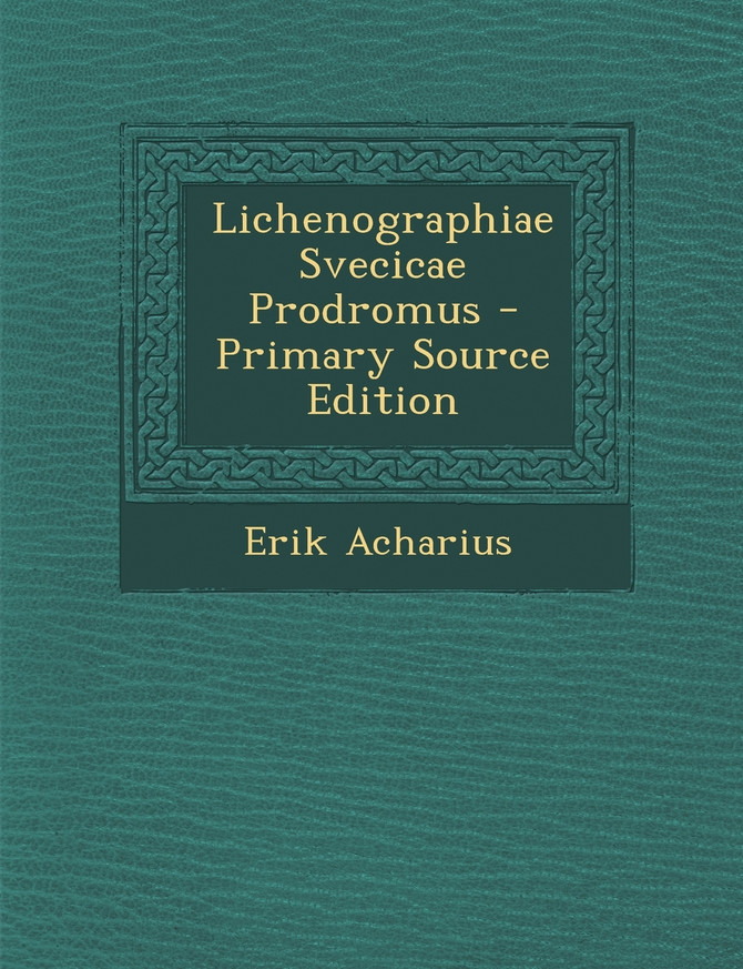 Lichenographiae Svecicae Prodromus