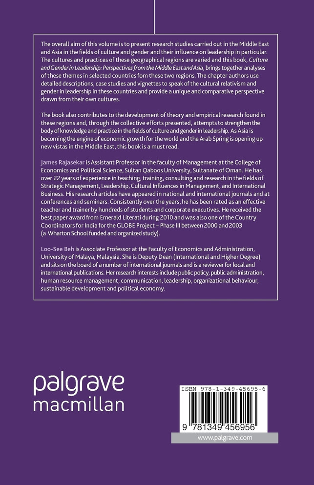 Culture and Gender in Leadership