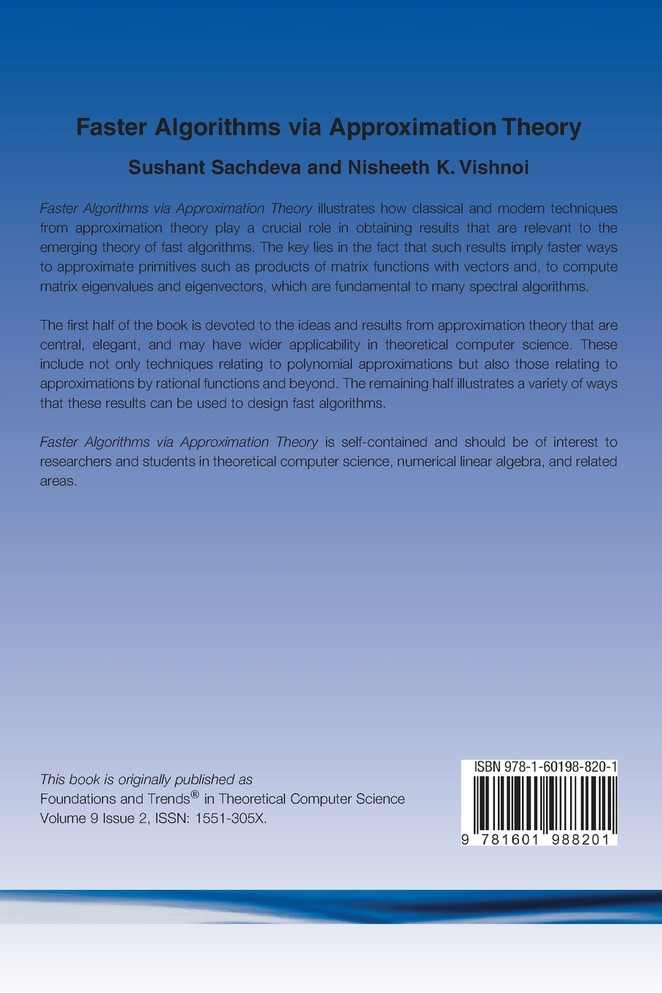 Faster Algorithms Via Approximation Theory