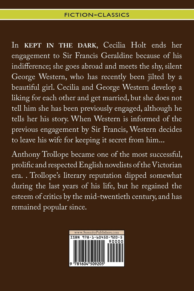 Kept in the Dark (Large Print Edition)