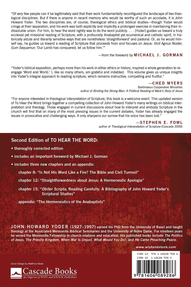 To Hear the Word - Second Edition