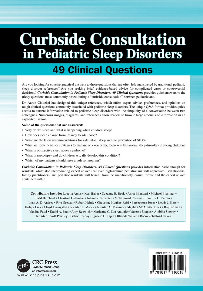 Curbside Consultation in Pediatric Sleep Disorders