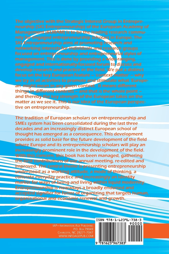 Advancing European Entrepreneurship Research