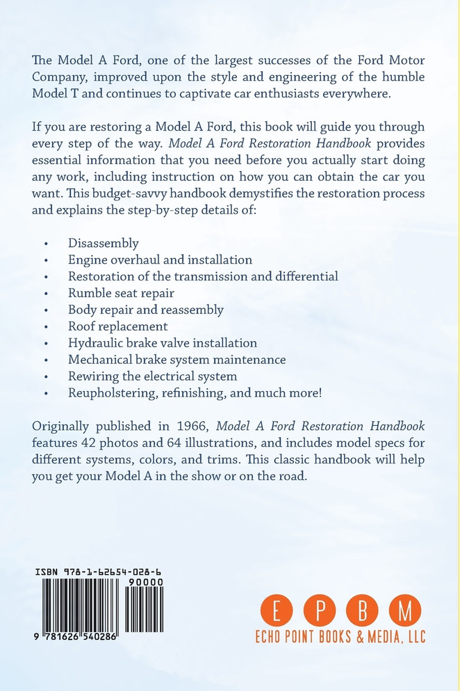 Model A Ford Restoration Handbook