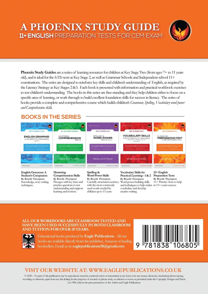 11+ ENGLISH PREPARATION TESTS FOR THE CEM EXAM