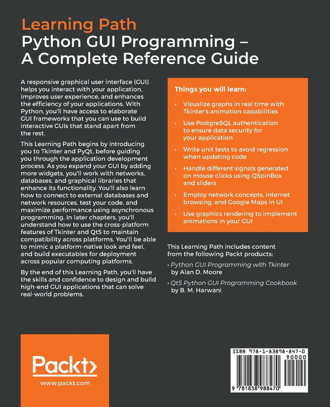 Python GUI Programming - A Complete Reference Guide