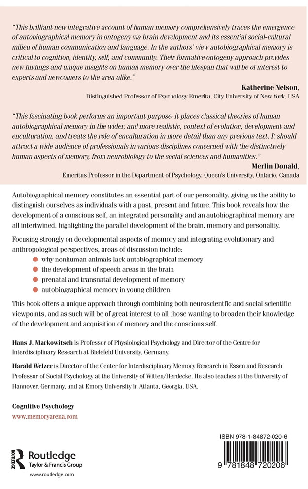 The Development of Autobiographical Memory