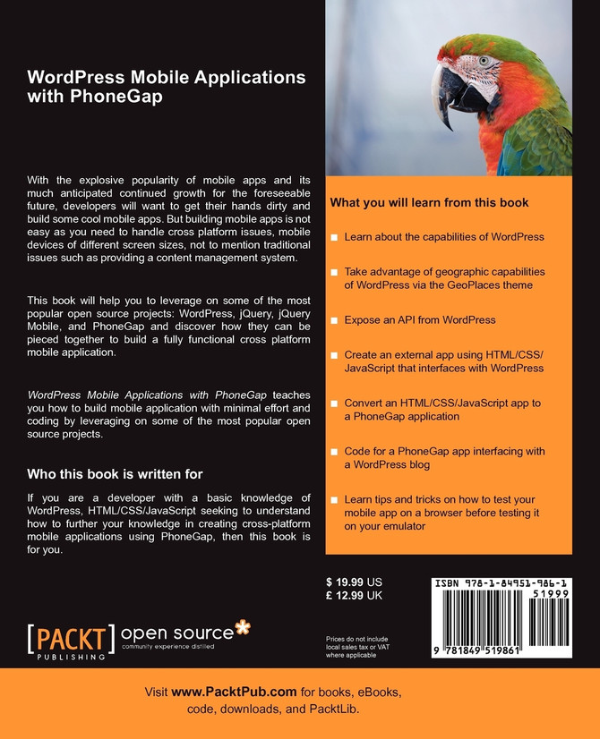 Wordpress Mobile Applications with Phonegap