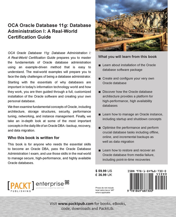 Oracle Database 11g Administration I Certification Guide