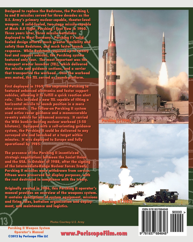 Pershing II Weapon System Operator's Manual