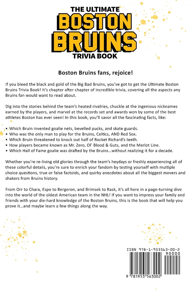 The Ultimate Boston Bruins Trivia Book