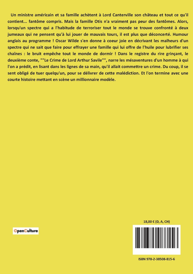 Le fantôme de Canterville et autres contes