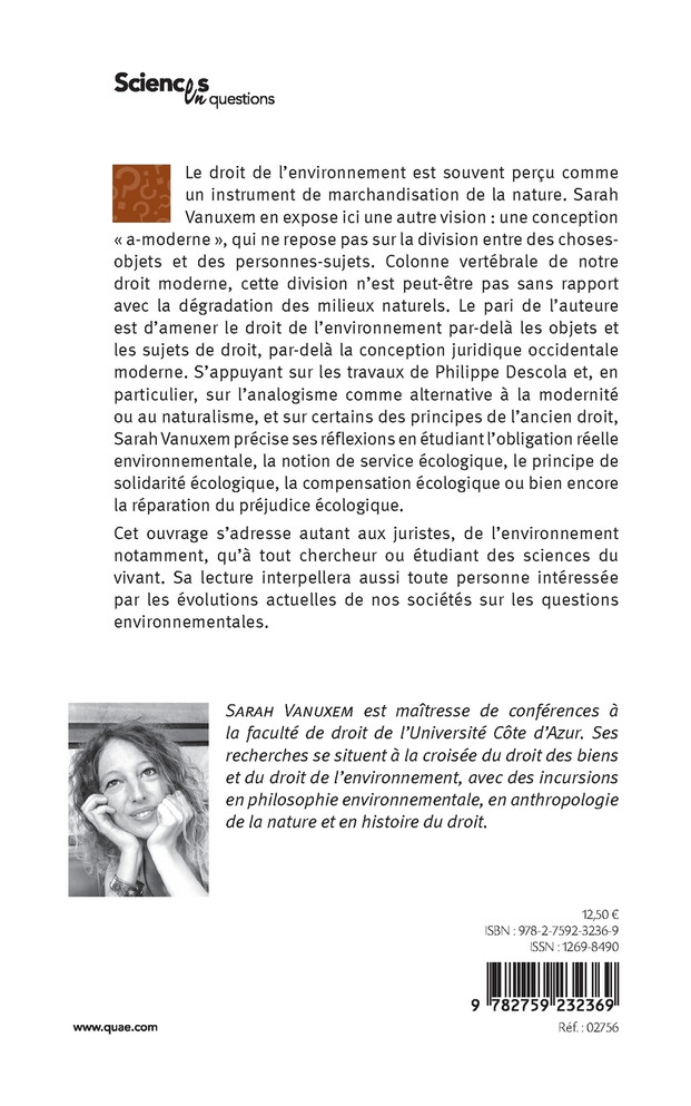 Des choses de la nature et de leurs droits