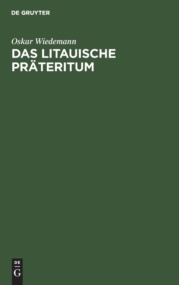 Das litauische Präteritum