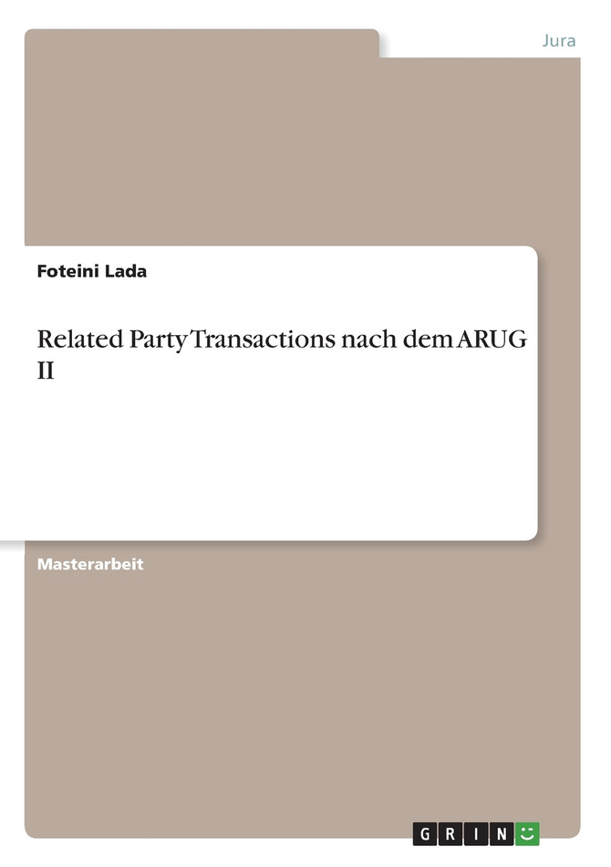Related Party Transactions nach dem ARUG II