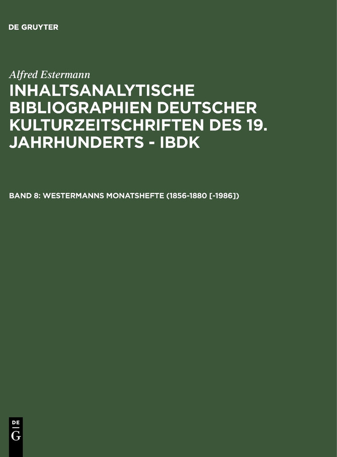 Westermanns Monatshefte (1856-1880 [-1986])