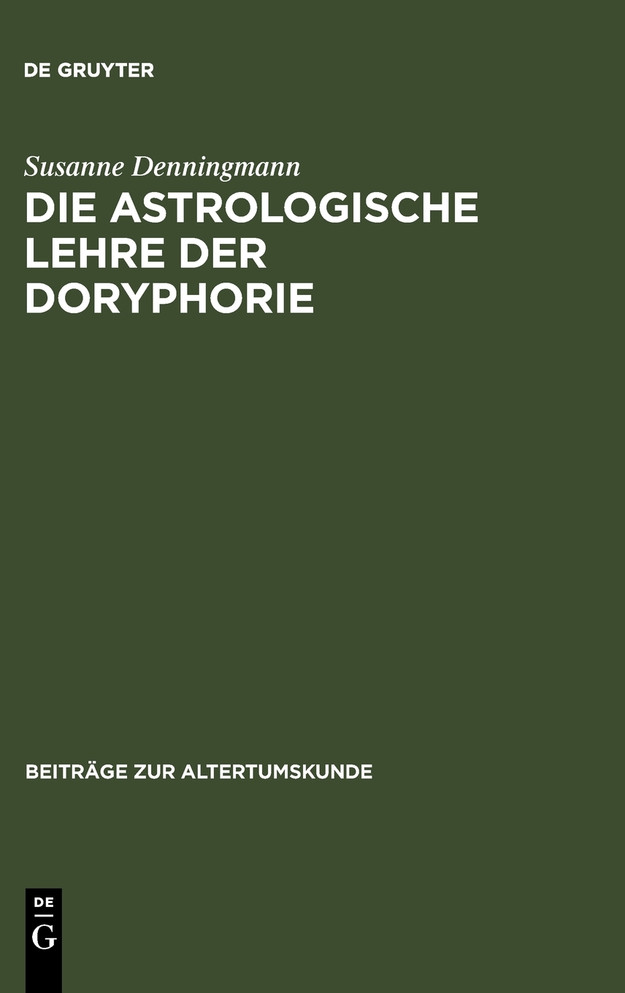 Die astrologische Lehre der Doryphorie