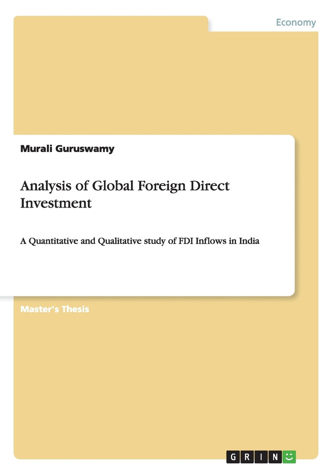 Analysis of Global Foreign Direct Investment