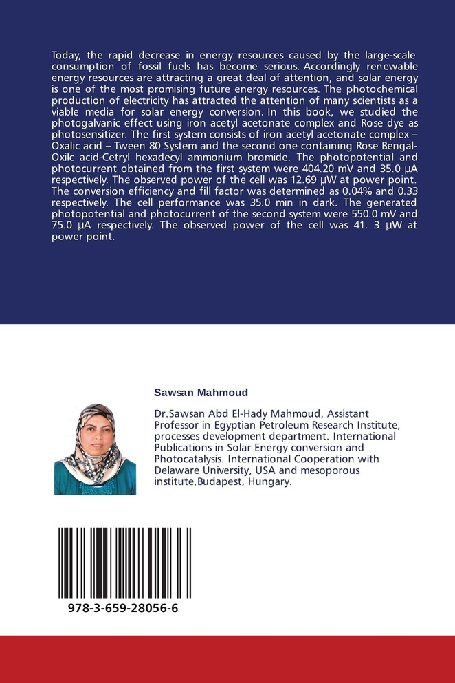 Solar Energy Conversion and Storage by Photogalvanic Cell