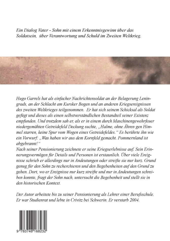 Halme ohne Ähren, die gen Himmel starren