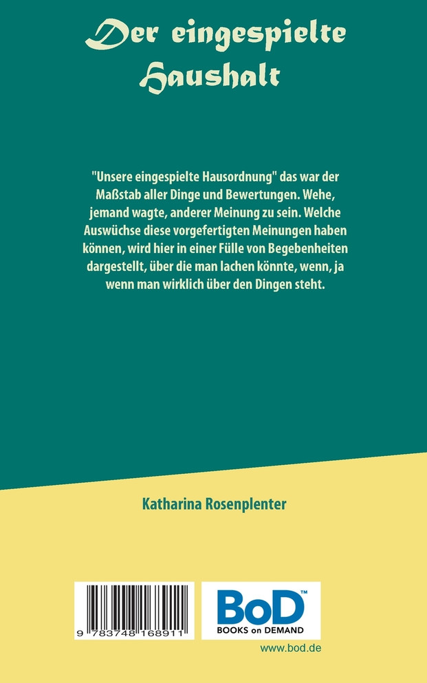 Der eingespielte Haushalt