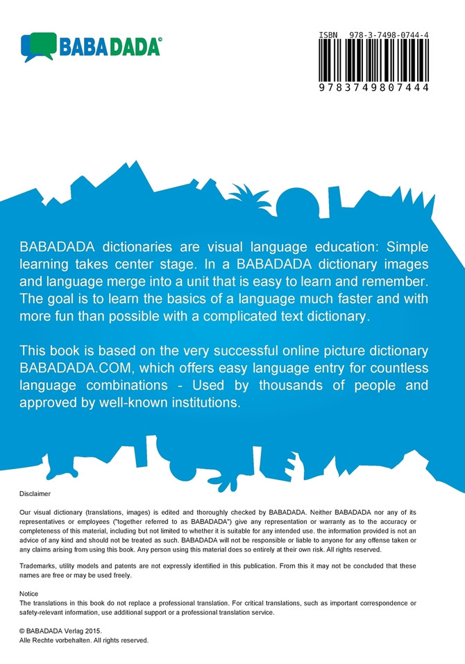 BABADADA, svenska - Español con articulos, bildordbok - el diccionario visual