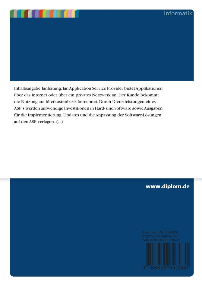 Application Service Providing