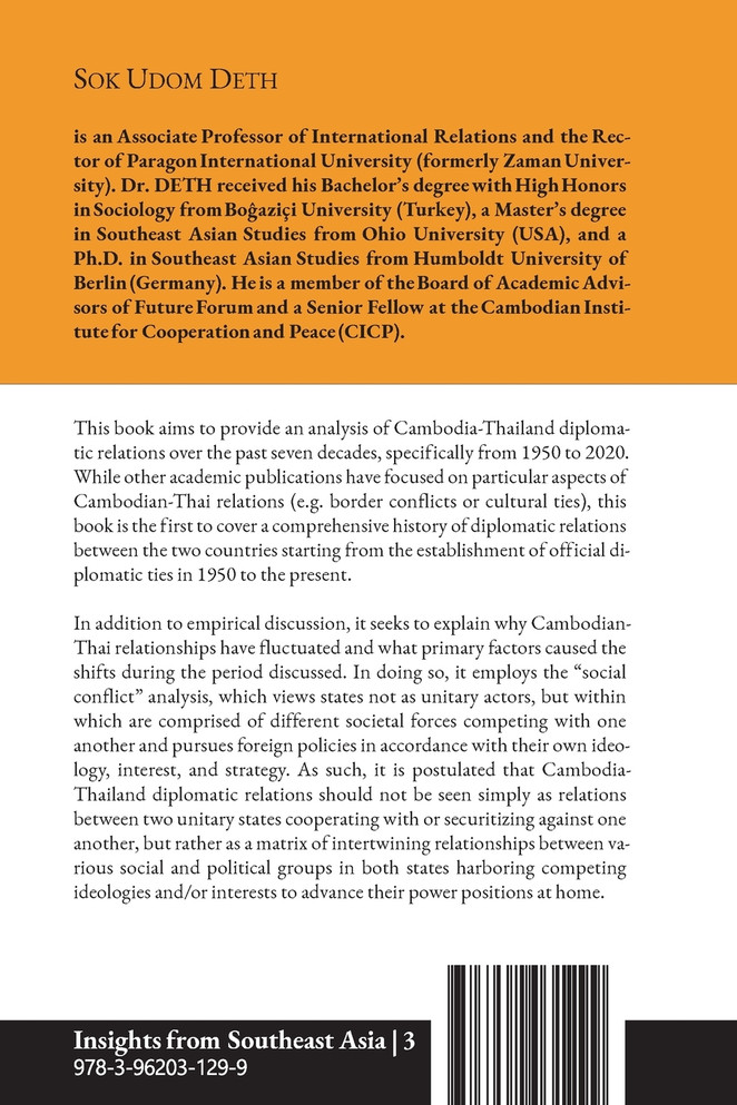 A history of Cambodia-Thailand Diplomatic Relations 1950-2020