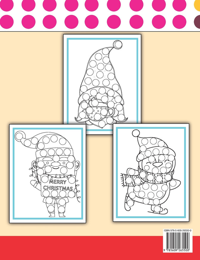 Christmas Dot Marker Activity Book for Kids Ages 2-5